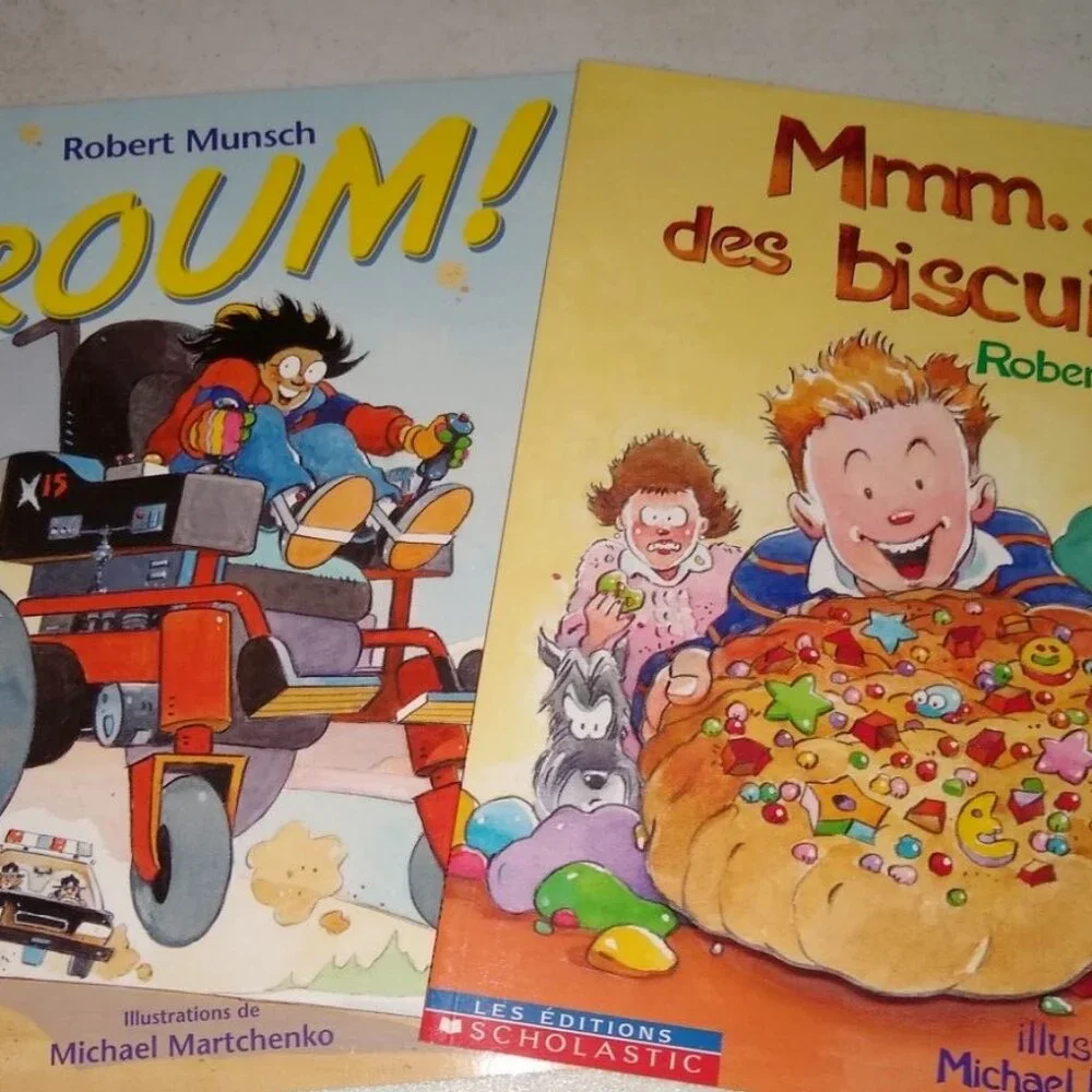 Munsch Vroum ! Mmm Mmm! des Biscuits by Robert Munsch French New x 2